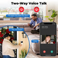 Wi-Fi Video Doorbell communicate with visitors using your smartphone. 
