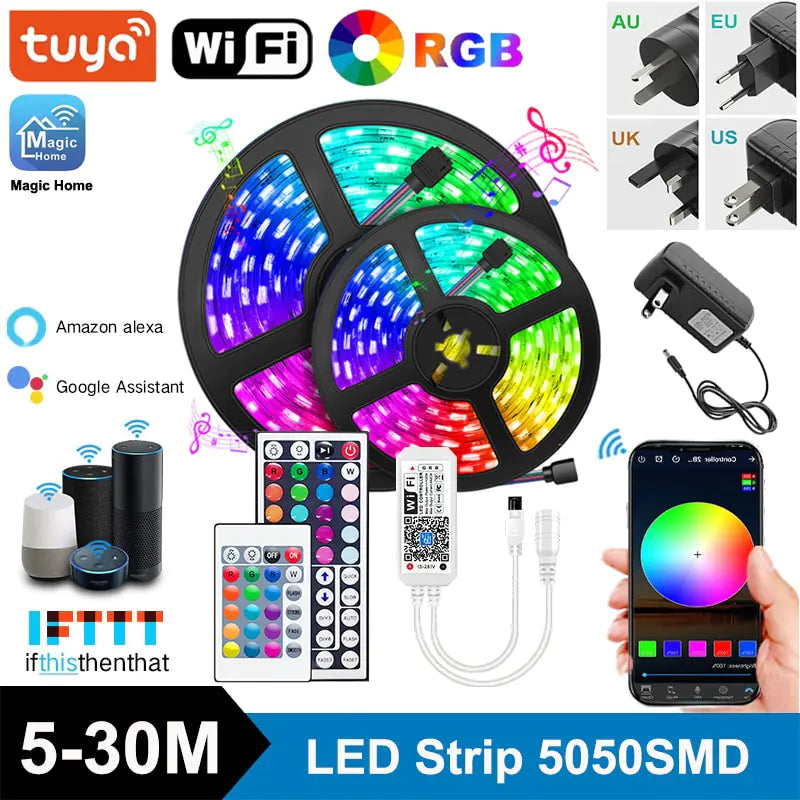 Voice Control LED Strip Lights seamless way to enhance space with vib.