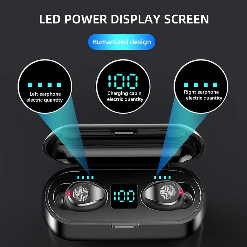 Bluetooth 5.0 Wireless Earbuds sound quality and a stable connection..