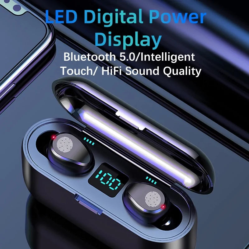Bluetooth 5.0 Wireless Earbuds sound quality and a stable connection..