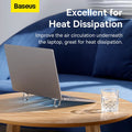 Foldable Laptop Stand portable and ergonomic for comfortable laptop...