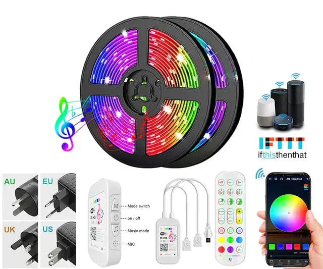 Voice Control LED Strip Lights seamless way to enhance space with vib.