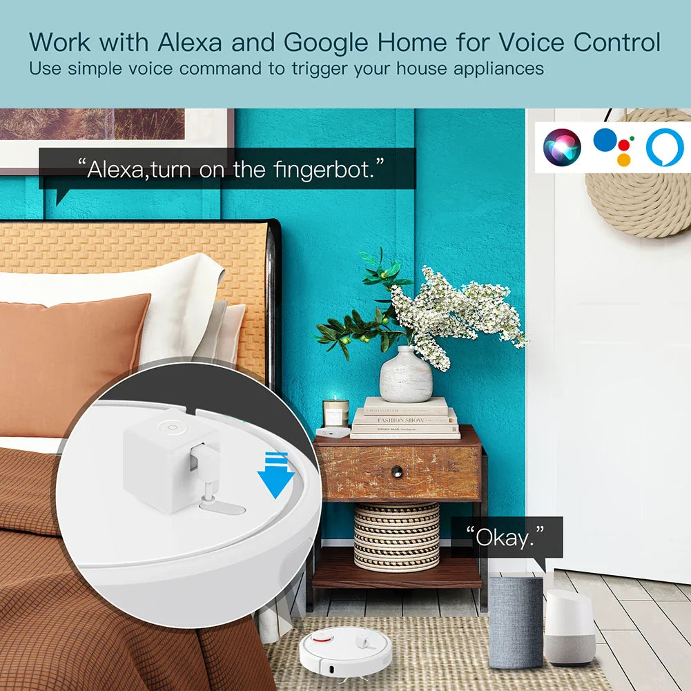Smart Home Bluetooth Finger Robot and Bluetooth connectivity appliance