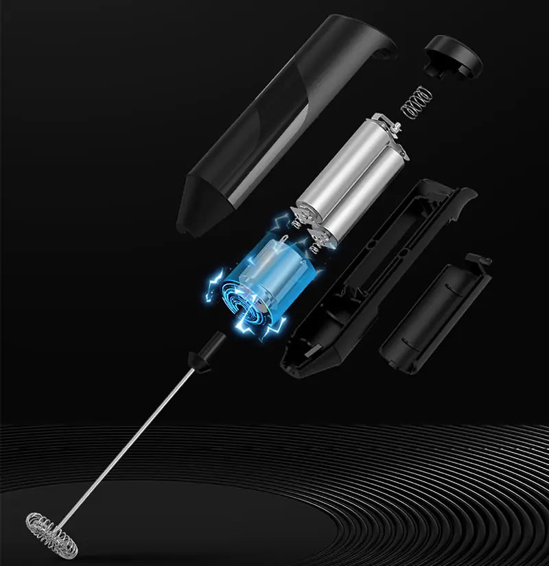 Electric Milk Foamer, creamy foam,  cappuccinos kitchen gadget coffee 