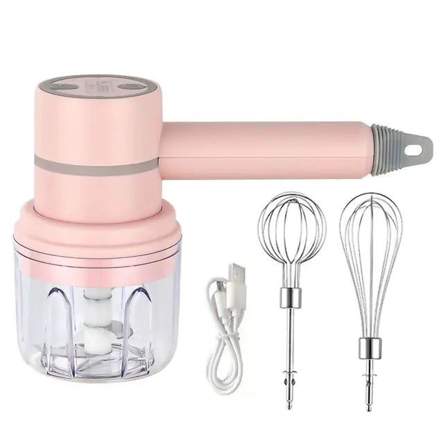 Electric milk frother Garlic Chopper Masher