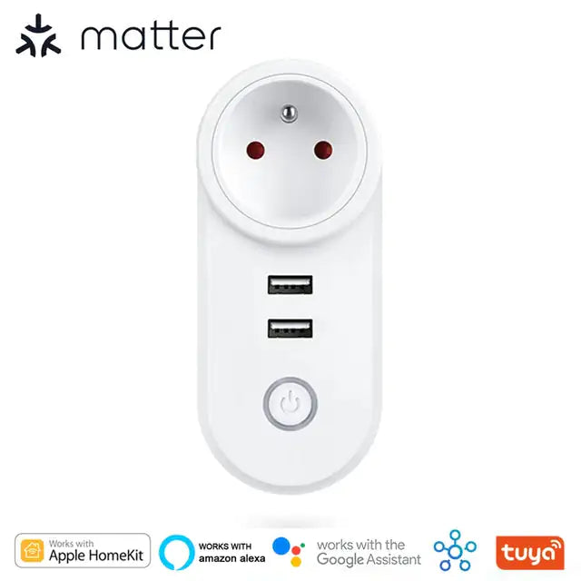 Matter Smart Plug Wi-Fi for added convenience and control, Matter Smar