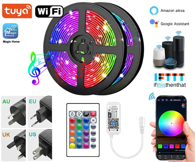 Voice Control LED Strip Lights seamless way to enhance space with vib.
