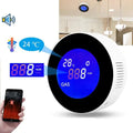 Digital LCD Temperature Display Gas Sensor for Home Kitchen safety-con