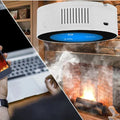 Digital LCD Temperature Display Gas Sensor for Home Kitchen safety-con