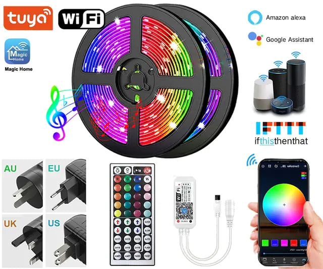 Voice Control LED Strip Lights seamless way to enhance space with vib.