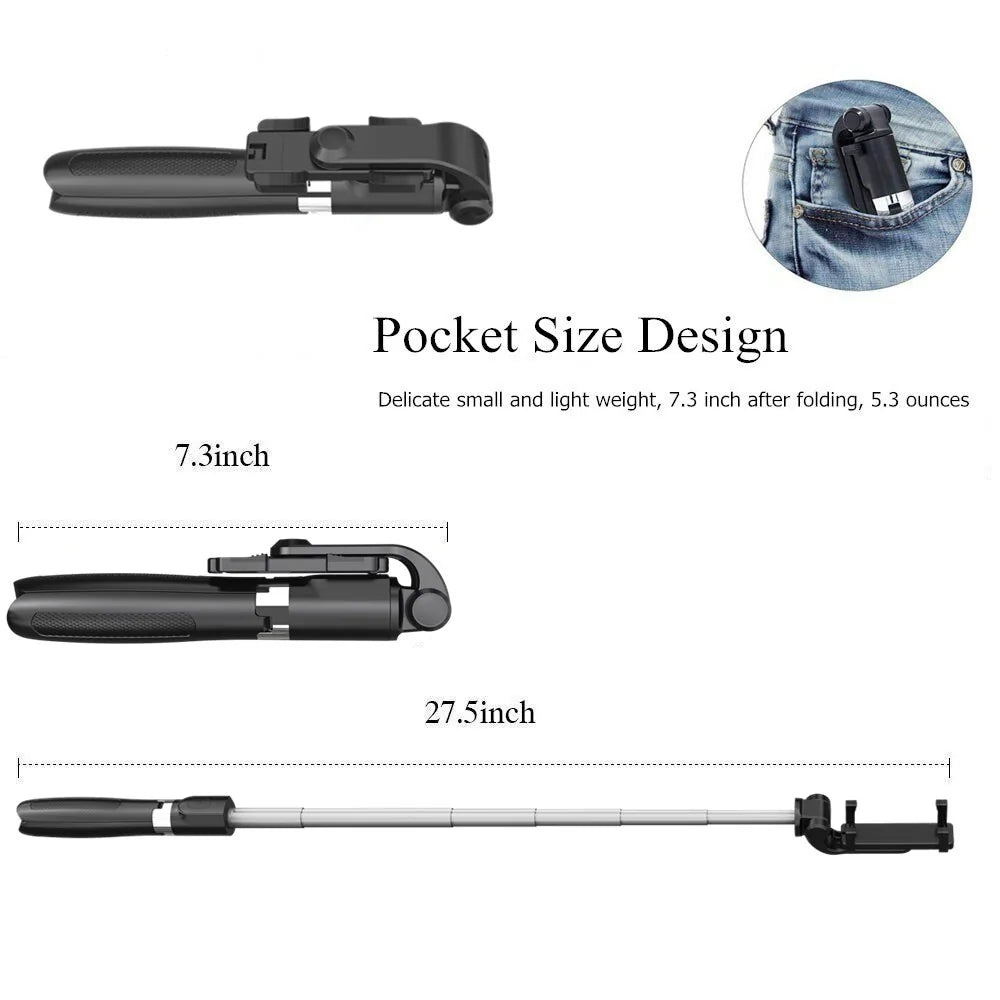 Selfie Stick Tripod – Capture Every Moment Perfectly with Versatile