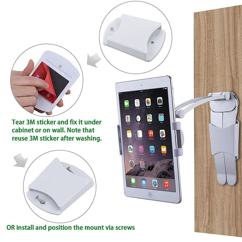 Kitchen Tablet Mount Stand for Hands-Free Cooking offers convenience