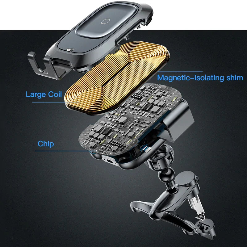 Fast Wireless Car Charger for convenient quick safe wireless charging 