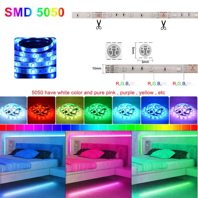 Voice Control LED Strip Lights seamless way to enhance space with vib.