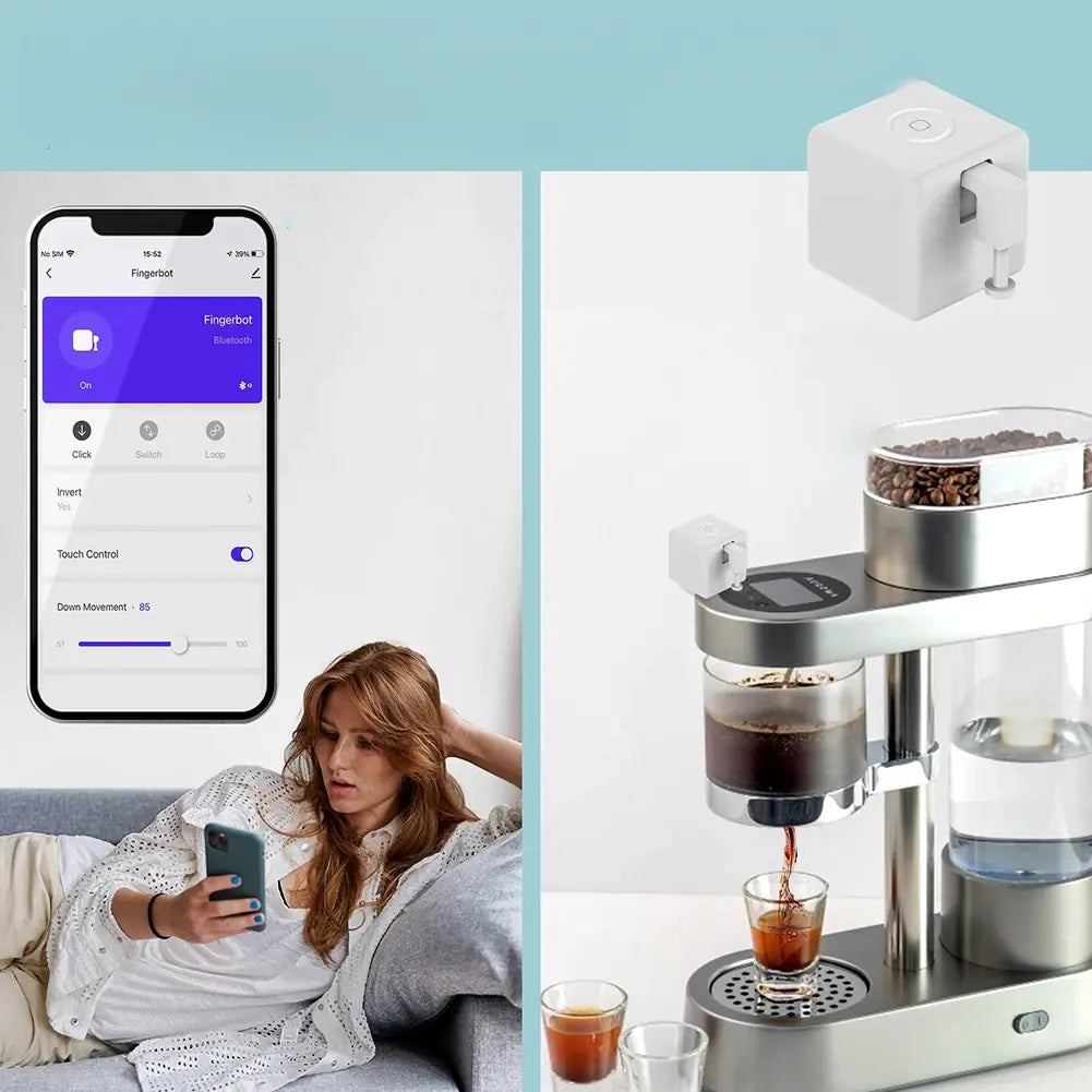 Smart Home Bluetooth Finger Robot and Bluetooth connectivity appliance