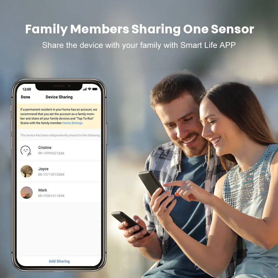 Wi-Fi Window Sensor enhances your home security monitoring the status.