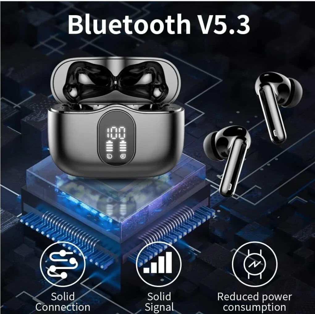 Wireless Bluetooth Earbuds sound quality and seamless connectivity....